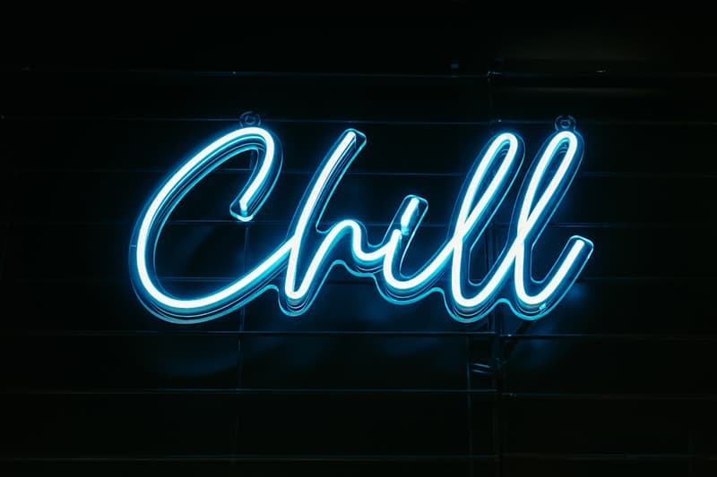 Verlichte neonreclame als lichtbaktoepassing